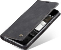 Pouzdro CASEME pro Xiaomi do Redmi Note 9s / 9 Pro, Leather Wallet Case, černé