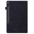 Pouzdro pro Samsung Galaxy Tab S10 FE+ Plus, Classic, s prostorem pro stylus, černé