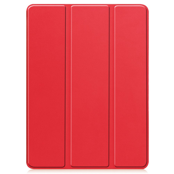 Pouzdro pro iPad Pro 11" 2024 (5 gen.), Smartcase s prostorem pro stylus, červené