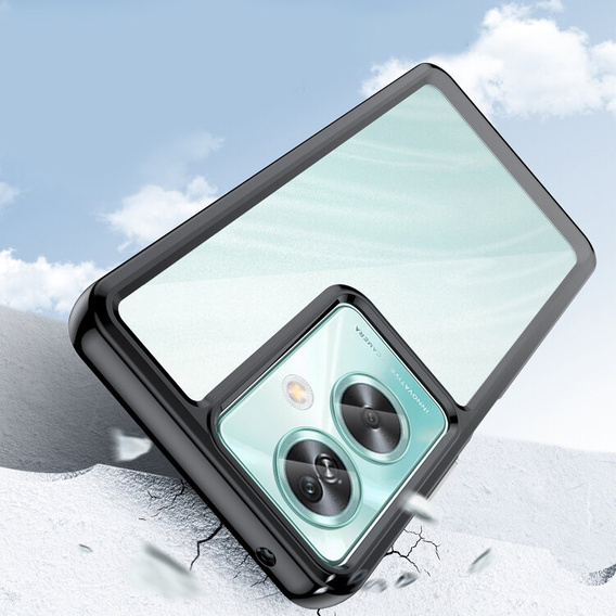 Pouzdro pro Oppo A79 5G, Fusion Hybrid, transparentní / černé