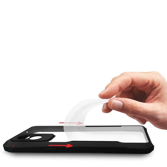 Pouzdro pro Realme C55, AntiDrop Hybrid, černé