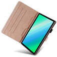 Pouzdro pro iPad 10.2" 2021/2020/2019 (9/8/7 gen.), s klopou, animal, růžové