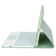 Pouzdro + klávesnice Samsung Galaxy Tab S6 Lite 2020 P610/P615 / S6 Lite 2022 10.4, Touchpad Pen Slot, světle zelené