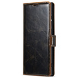 Klopové pouzdro pro Samsung Galaxy S23 Ultra, ERBORD Waxy Wallet, hnědé