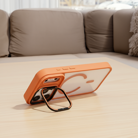 Pouzdro s podstavcem a odnímatelným řemínkem, pro MagSafe pro iPhone 17 Pro