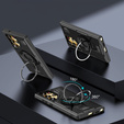 Pouzdro pro Samsung Galaxy S25 Ultra, Kickstand Ring, černé