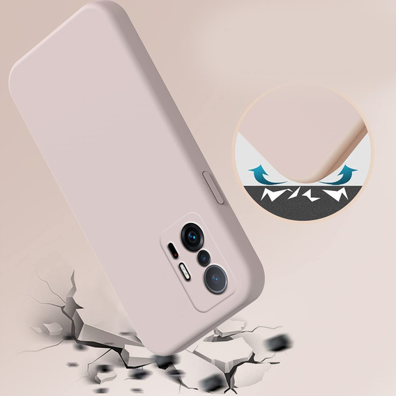 Pouzdro pro Xiaomi 11T / 11T Pro, Silicone Lite, modré