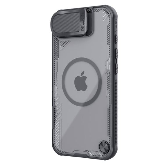Pouzdro pro iPhone 16e, pancéřované Nillkin, Icelade Prop, pro Magsafe, černé