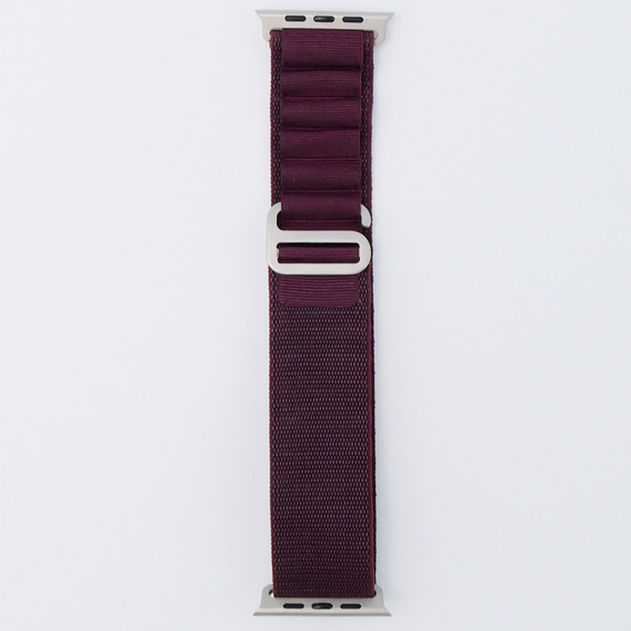 Nylonový řemínek pro Apple Watch 1/2/3/4/5/6/7/8/SE/ULTRA 42/44/45/49 mm, vínový