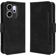 Klopové pouzdro pro Oppo Reno 14F, slot na karty, peněženka, černé