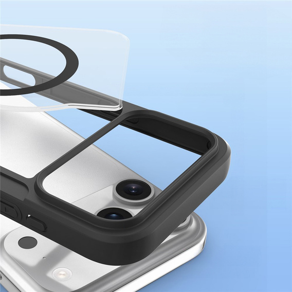 Dux Ducis pouzdro pro iPhone 17 Pro Max, Skin X Pro, s klopou, pro MagSafe, černé