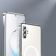 Ochranné pouzdro na fotoaparát pro Samsung Galaxy Note 10+ Plus, CamShield MagSafe, průhledná / stříbrná