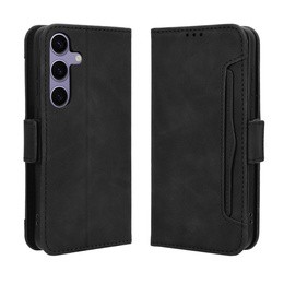 Klopové pouzdro pro Samsung Galaxy S25 FE, Card Slot, černé