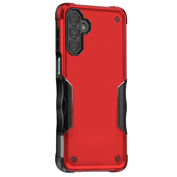 Pancéřové pouzdro pro Samsung Galaxy A14 4G/5G, Dual-Layer, červené
