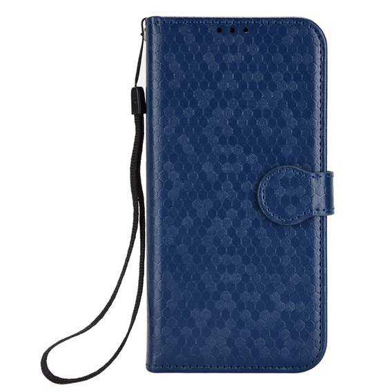 Flipové pouzdro pro Motorola Moto G86 5G, Wallet Rhombus, modré