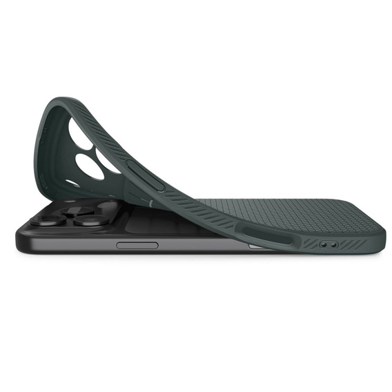 Pouzdro Spigen Liquid Air pro iPhone 17 Pro, Abyss Green