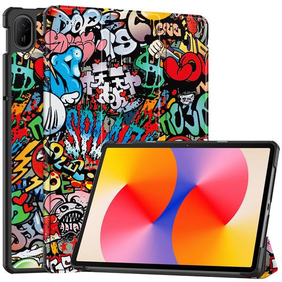 Pouzdro pro Huawei MatePad SE 11 2024, Smartcase, graffiti