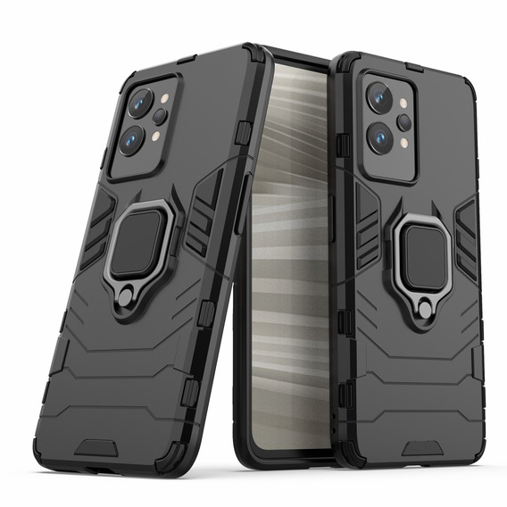 Pouzdro pro Realme GT2 Pro, Kickstand Ring, černé