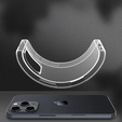 Pouzdro pro iPhone 16 Pro, ERBORD Slim, průhledné + 9H sklo