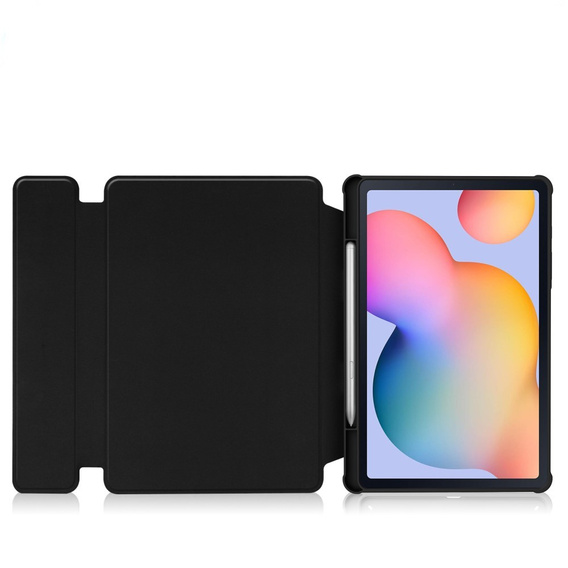 Pouzdro s klávesnicí pro Samsung Galaxy Tab S6 Lite 2024 / 2022 / 2020, Rotary 360° Leather, černé