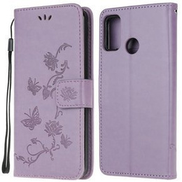 Klopové pouzdro pro Motorola Moto G10 / G30, Butterfly, modré