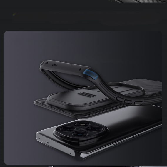 Pouzdro pro Xiaomi Redmi Note 14 Pro+ 5G, obrněné Nillkin, CamShield Pro, černé