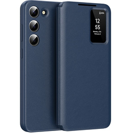 Flipové pouzdro pro Samsung Galaxy S22, Smart View Wallet, modré