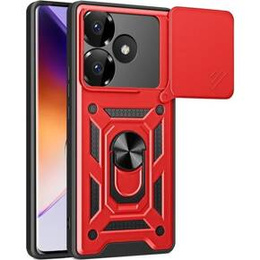 Pouzdro pro Xiaomi Redmi 13, CamShield Slide, červené