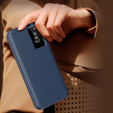 Flipové pouzdro pro Samsung Galaxy A55 5G, Smart View Wallet, modré