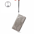 Klopové pouzdro pro Motorola Moto G24 / G24 Power / G04, Butterfly, šedé