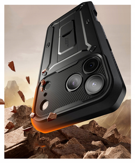 Pouzdro Supcase pro iPhone 17 Pro Max, Unicorn Beetle Pro, černé
