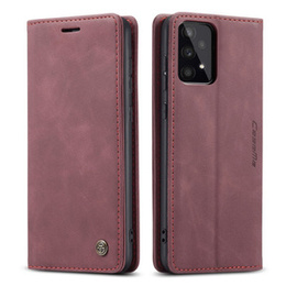Pouzdro CASEME pro Samsung Galaxy A33 5G, Leather Wallet Case, červené