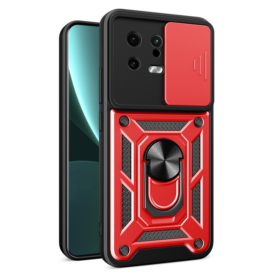 Pouzdro pro Xiaomi 13, CamShield Slide, červené