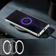 Ochranné pouzdro na fotoaparát pro Samsung Galaxy S20 FE, CamShield MagSafe, průhledná / stříbrná