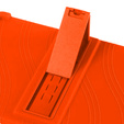 Silikonový obal pro Xiaomi Redmi Pad SE 11", Impact, pancéřovaný, oranžové