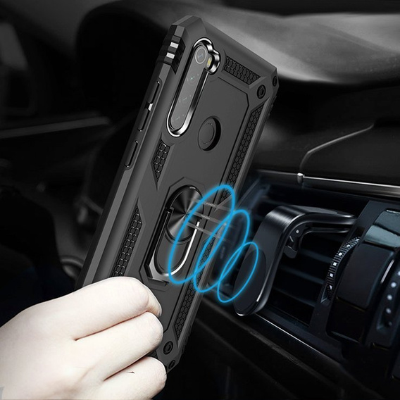 Pancéřové pouzdro pro Xiaomi Redmi Note 8T, Nox Case Ring, černé