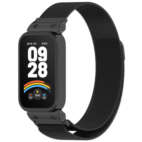 Milánský náramek pro Samsung Galaxy Fit 3, černý