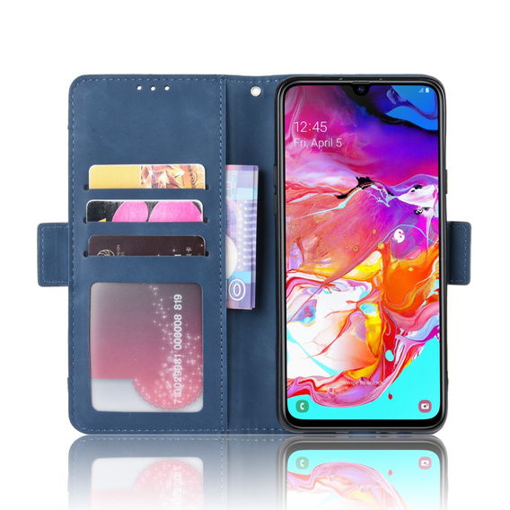 Klopové pouzdro pro Samsung Galaxy A20s, Card Slot, námořnicky modré