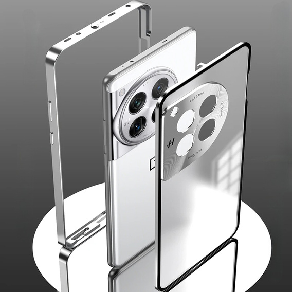 Pouzdro pro OnePlus 13R, Frame Case, stříbrné