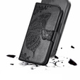 Klopové pouzdro pro Xiaomi Redmi A3, Butterfly, černé