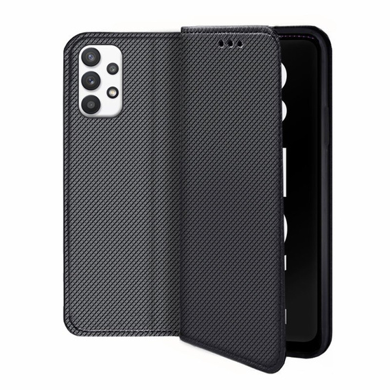 Klopové pouzdro pro Samsung Galaxy A32 5G, Wallet Smart Magnet, černé