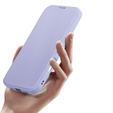 Pouzdro Dux Ducis pro iPhone 16 Pro Max, Skin X Pro, MagSafe, fialové