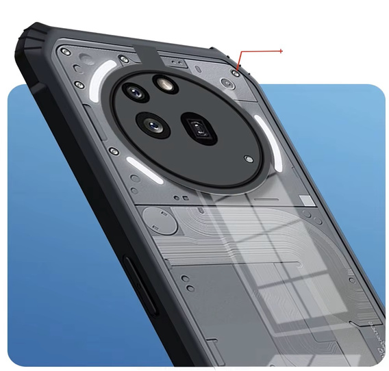 Pouzdro pro Nothing Phone 3A Pro, AntiDrop Hybrid, černé