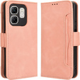 Klopové pouzdro pro Infinix Hot 50i 4G, Card Slot, růžové