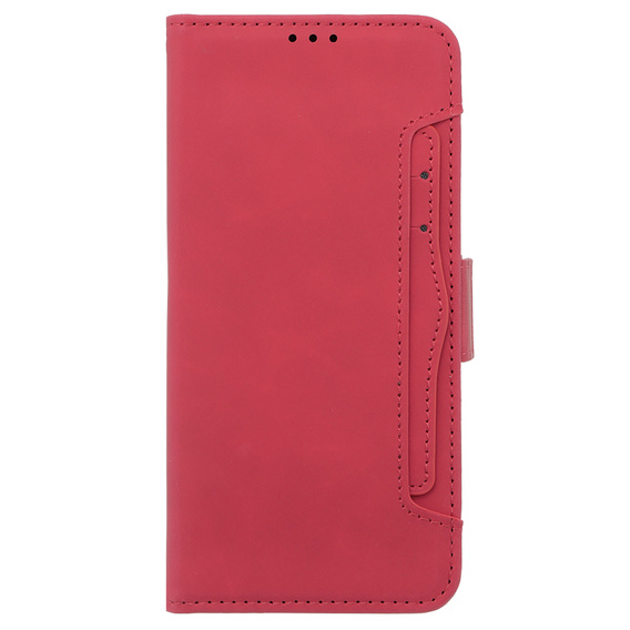 Klopové pouzdro pro Oppo A79 5G, Card Slot, červené