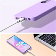Pouzdro pro Oppo A38 4G / Oppo A18 4G, Silicone Lite, fialové