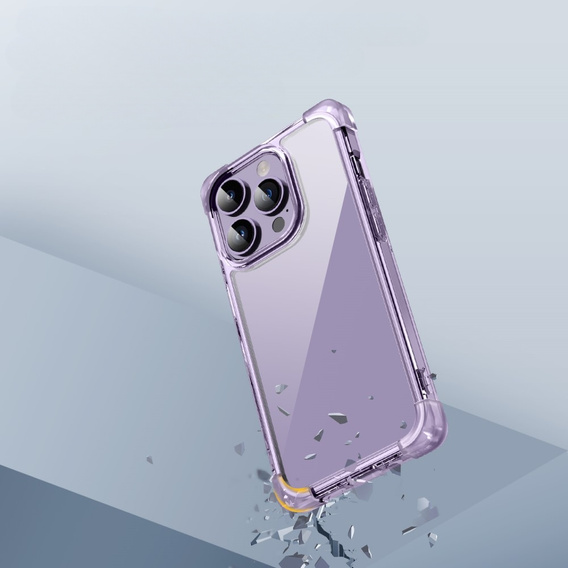 Pouzdro pro iPhone 13 Pro, ERBORD CornerShield, fialové
