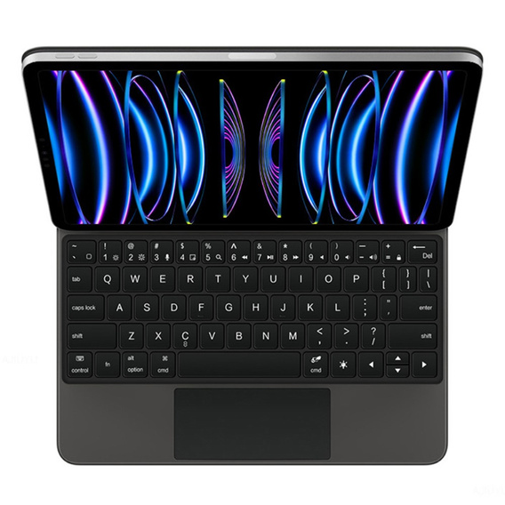 Pouzdro s klávesnicí pro iPad Pro 13" 2024, Magnetic Keyboard Touchpad, černé