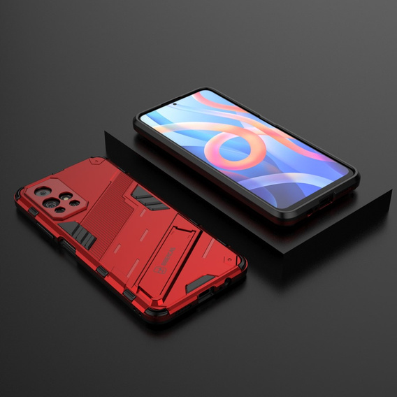 Pouzdro pro Xiaomi Poco M4 Pro 5G / Note 11S 5G, Military kickstand, modré