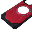 Pouzdro pro iPhone 14 Pro Max, Heavy Duty, pro MagSafe, červené